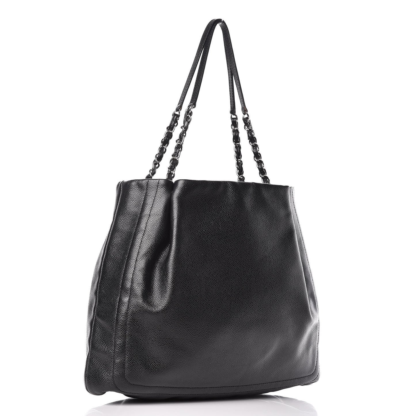 Caviar CC Timeless Shoulder Bag Black
