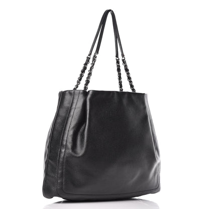 Chanel Caviar CC Timeless Shoulder Bag Black 3 of 9