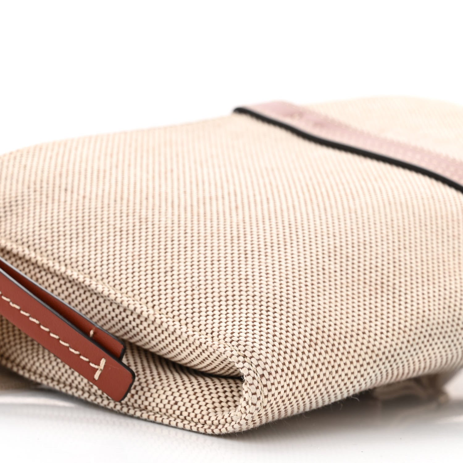 Chloe Cotton Calfskin Woody Belt Bag Beige Brown 10 of 11