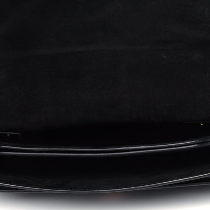 Valentino Garavani Calfskin Elephant Embossed My Rockstud Clutch Black 4 of 4
