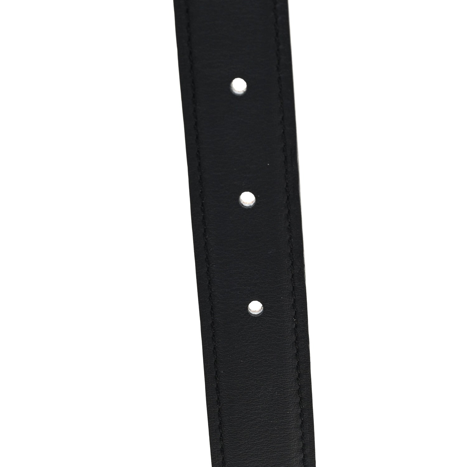 Hermes Swift Epsom 24mm Gamma Belt 80 Black Etoupe 4 of 4