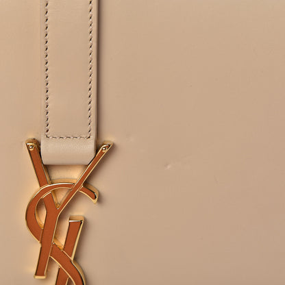 Saint Laurent Smooth Calfskin Medium Classic Monogram Universite Bag Cream 9 of 16