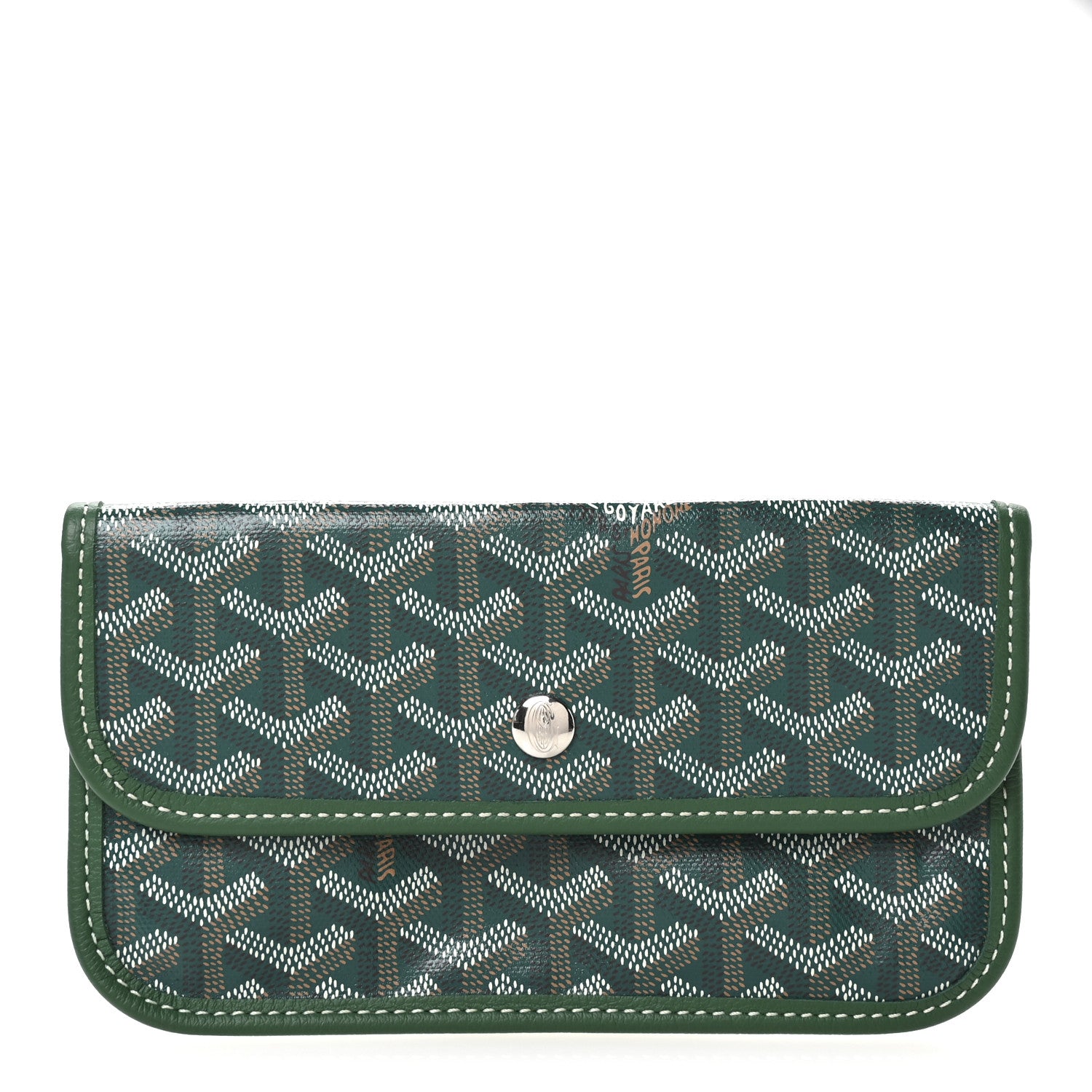 Goyard Goyardine Pouch Green 1 of 6