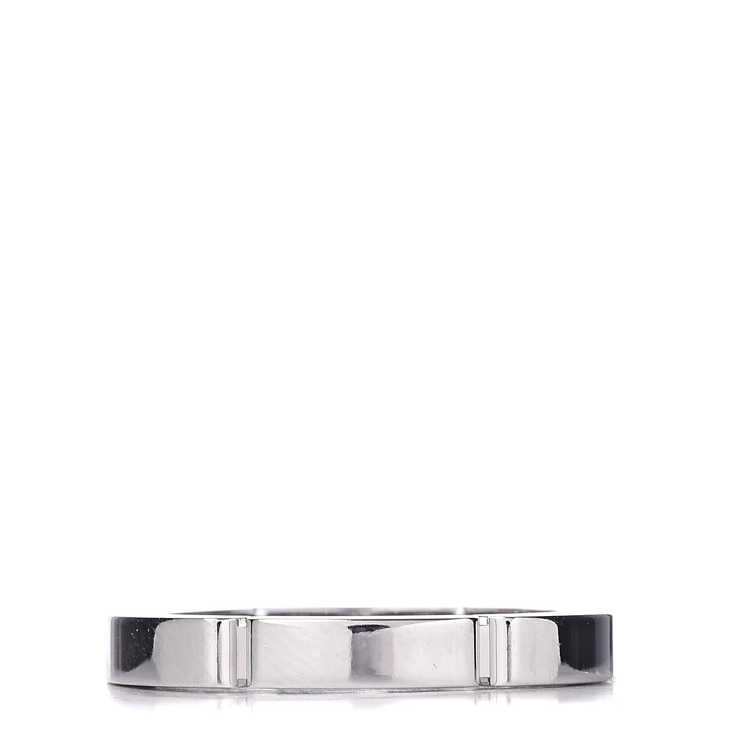 Cartier 18K White Gold Diamond Maillon Panthere Wedding Band Ring 47 4 4 of 5