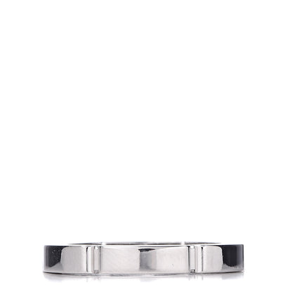 Cartier 18K White Gold Diamond Maillon Panthere Wedding Band Ring 47 4 4 of 5