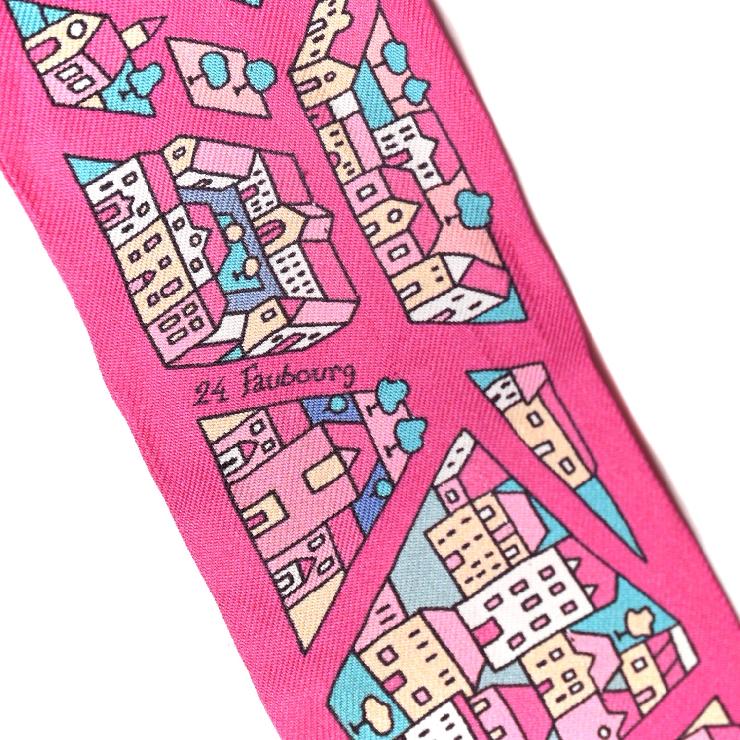 Hermes Silk Rive Droite Rive Gauche Twilly 5 of 5