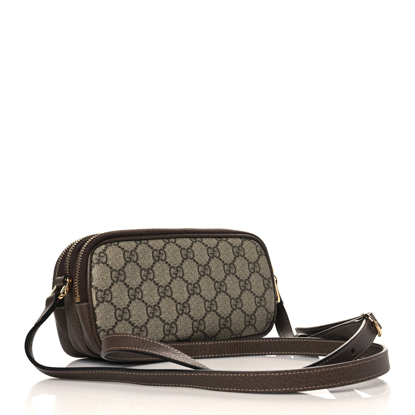 GG Supreme Monogram Web Mini Ophidia GG Bag Brown