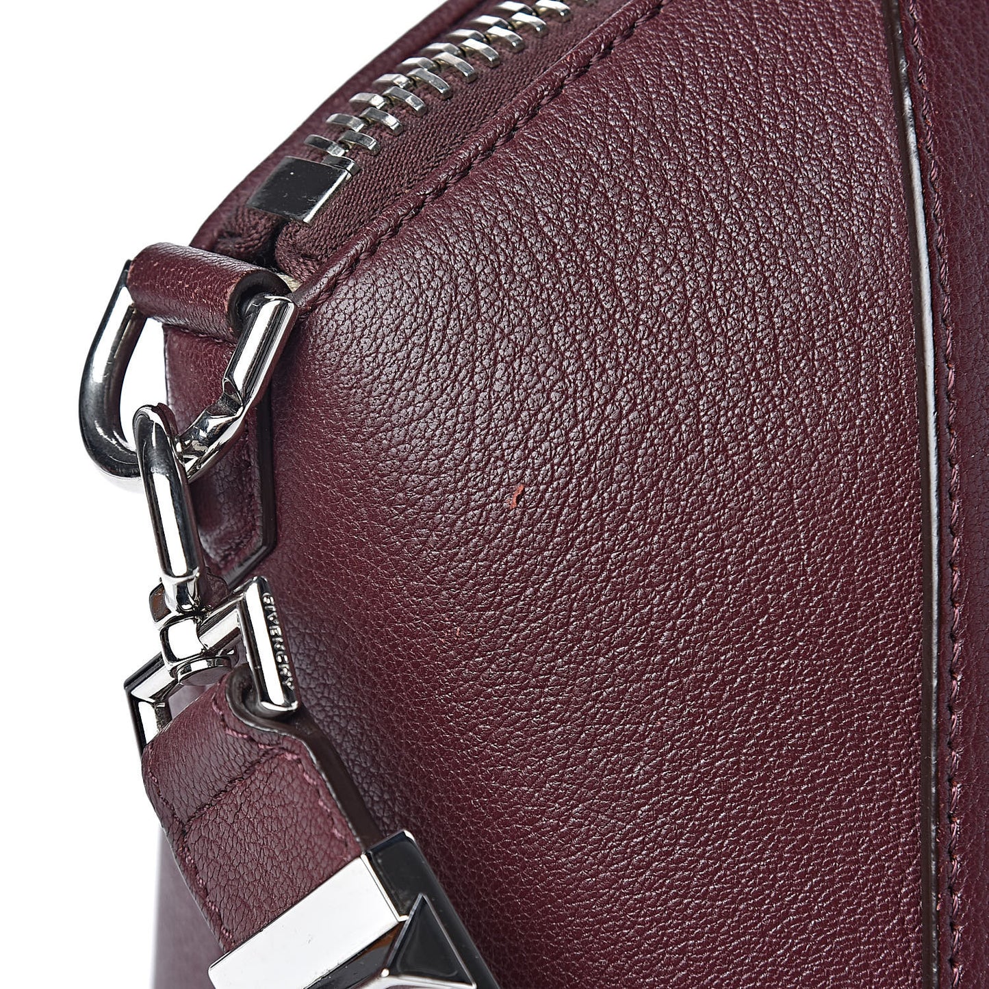 Sugar Goatskin Medium Antigona Oxblood