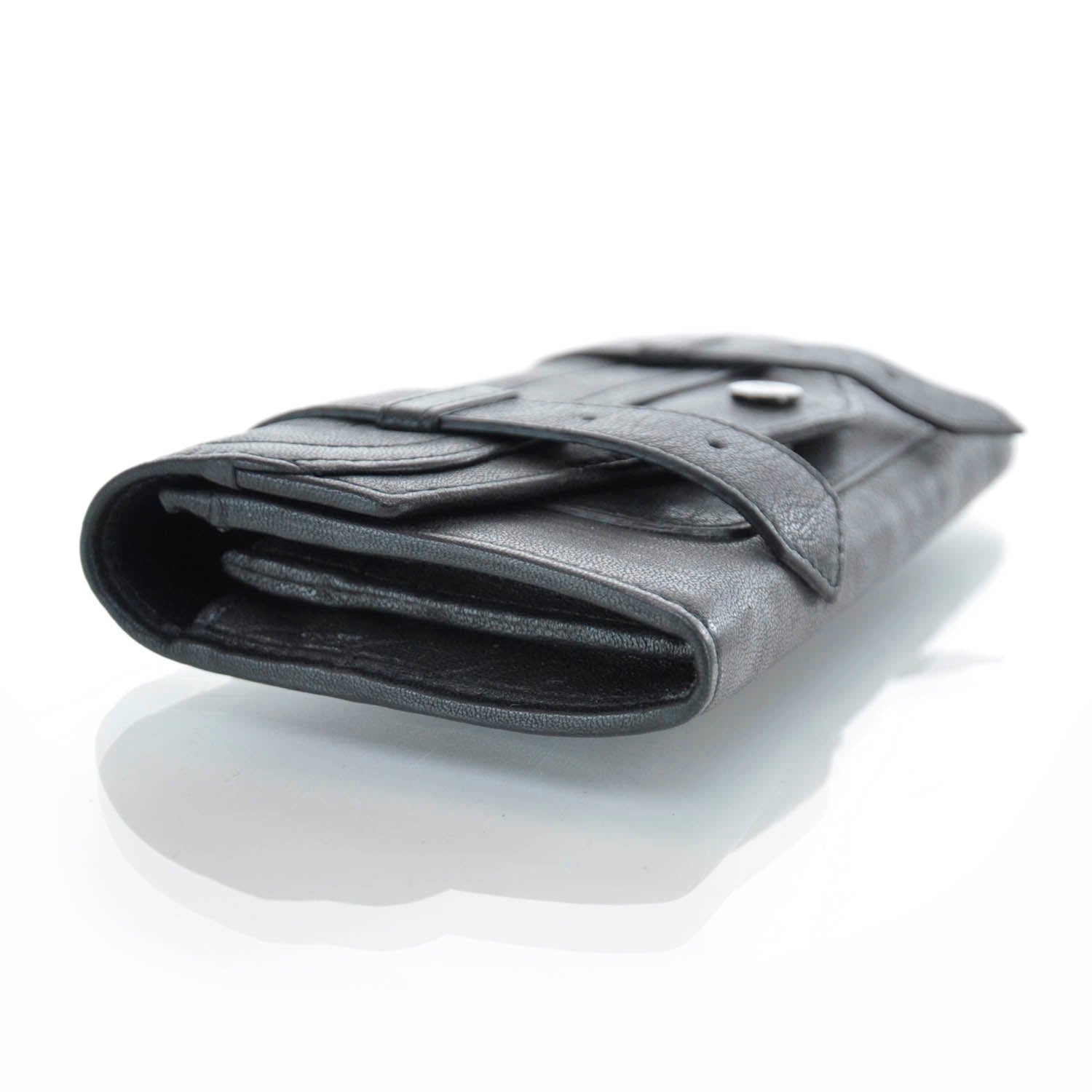 Proenza Schouler Leather PS1 Continental Wallet Black 3 of 6