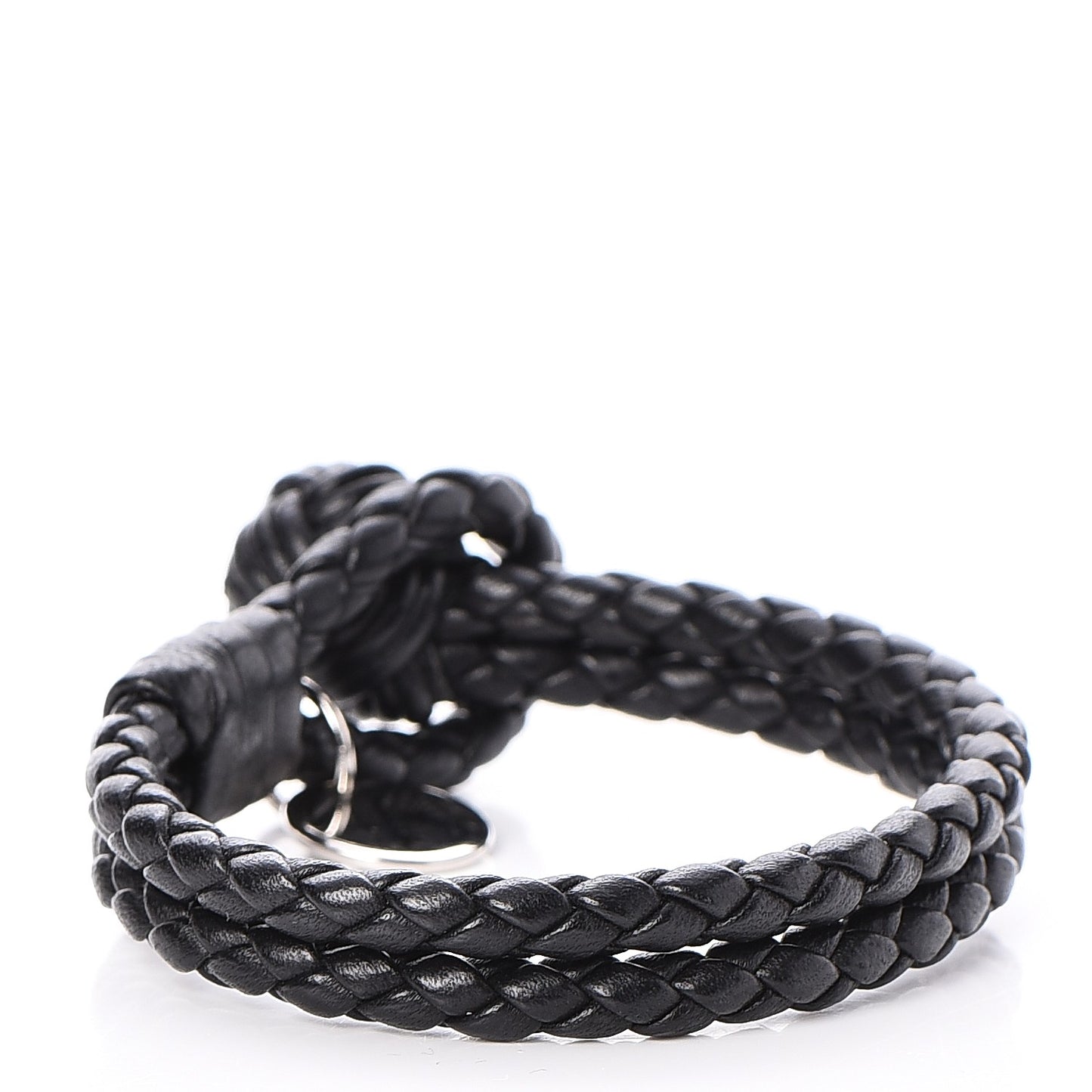 Nappa Intrecciato Bracelet S Nero Black