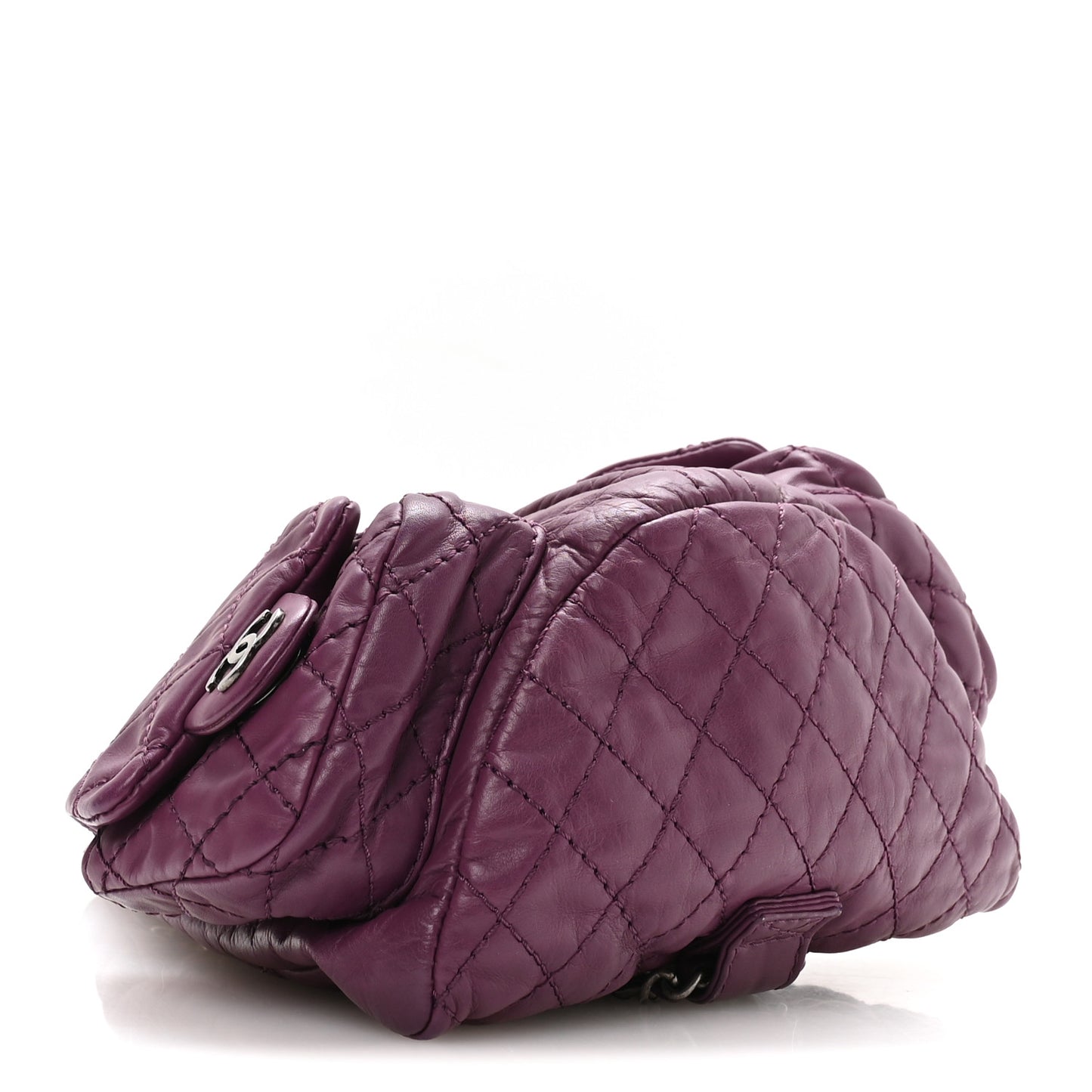 Calfskin Mini Backpack Is Back Plum