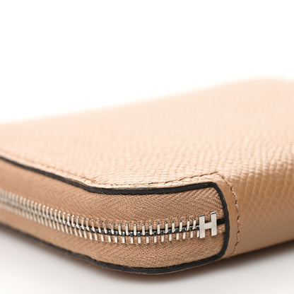 Hermes Epsom Silk'in Compact Wallet Chai 8 of 9