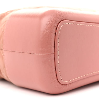 Chanel Aged Calfskin Quilted Medium Gabrielle Hobo Pink 9 of 14