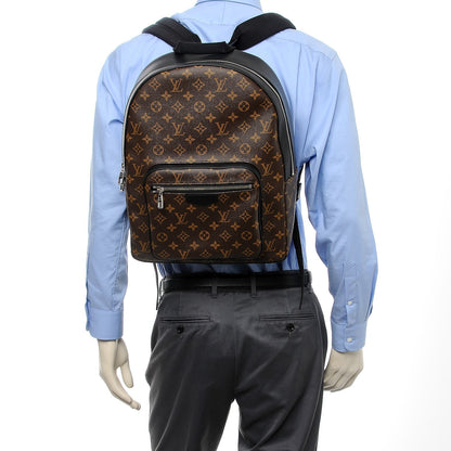 Louis Vuitton Monogram Macassar Josh Backpack 2 of 6