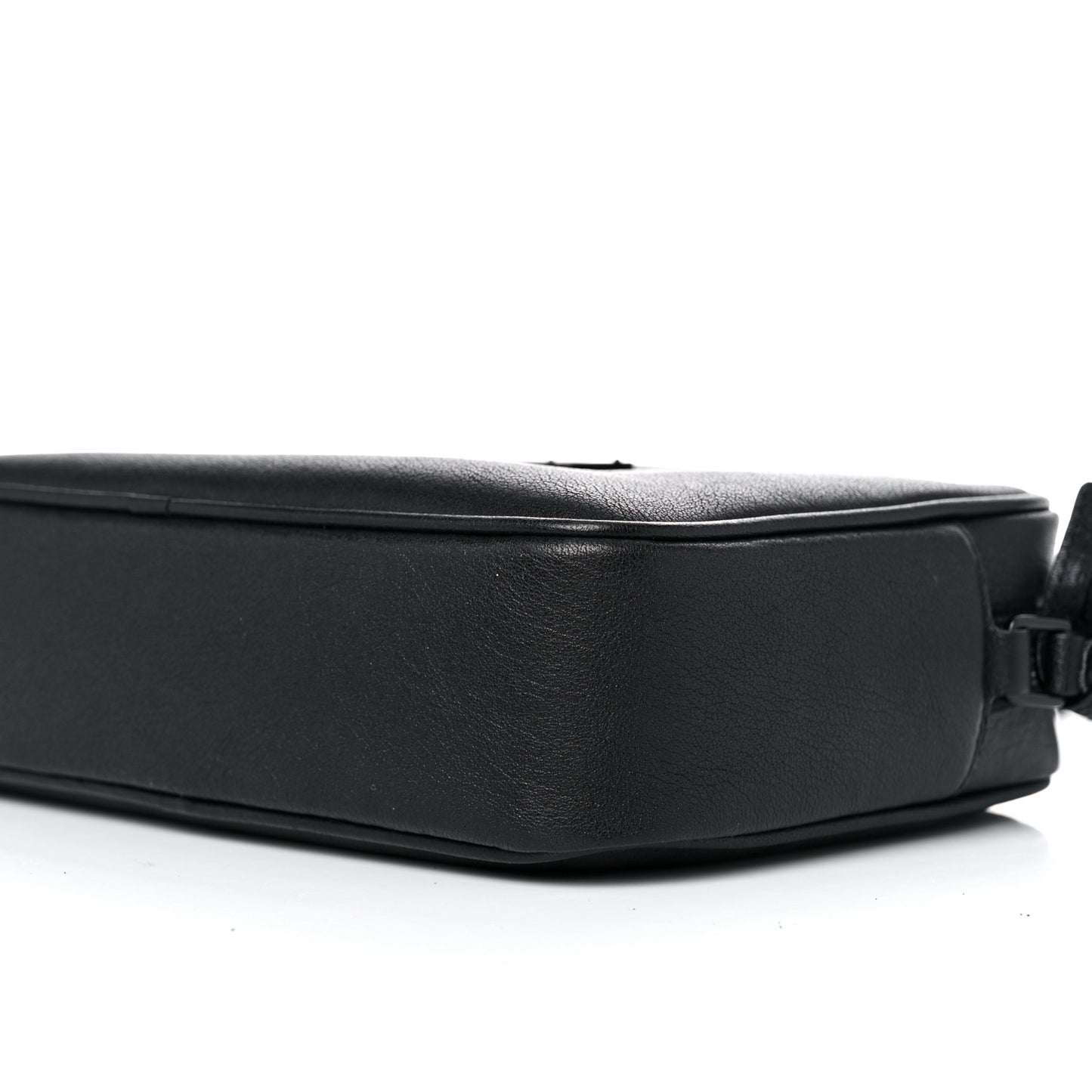 Lambskin Monogram Small Lou Camera Bag Black