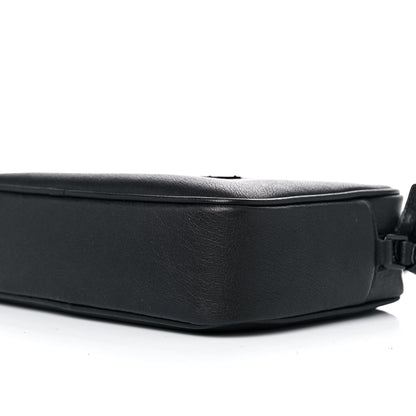 Saint Laurent Lambskin Monogram Small Lou Camera Bag Black 9 of 9