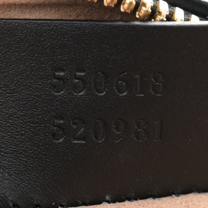 Gucci Suede Patent Web Mini Ophidia Round Shoulder Bag Black 7 of 10