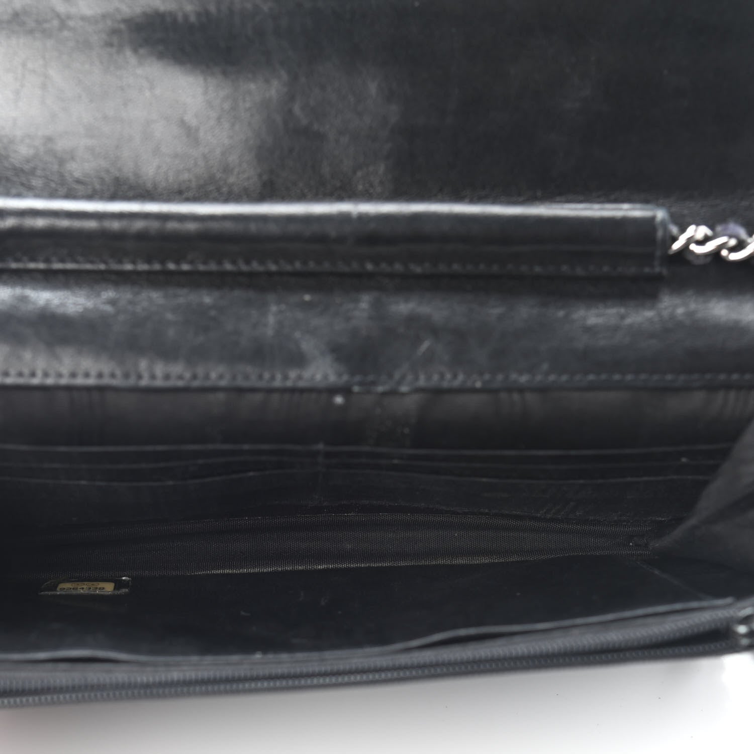 Chanel Caviar Timeless CC Wallet On Chain WOC Black 5 of 11