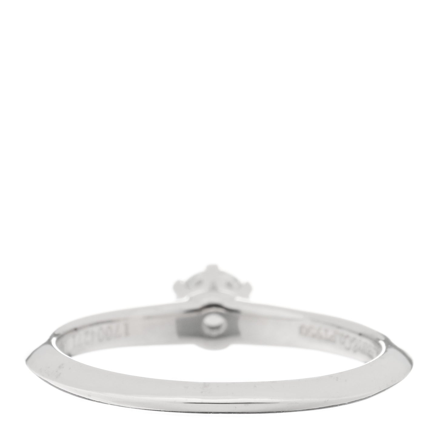 Platinum Diamond .26ct Solitaire Engagement Ring 50 5.5