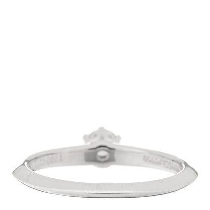 Tiffany Platinum Diamond .26ct Solitaire Engagement Ring 50 5.5 3 of 5