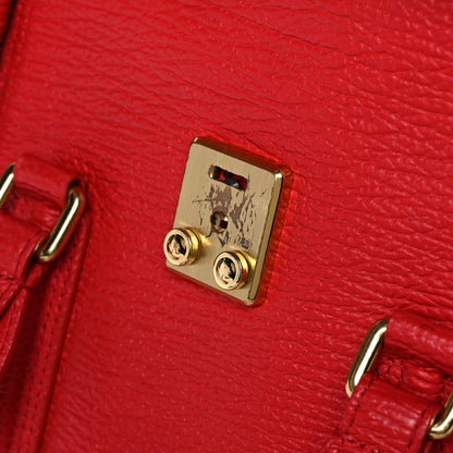 3.1 Phillip Lim Textured Calfskin Medium Pashli Satchel Red 10 of 12