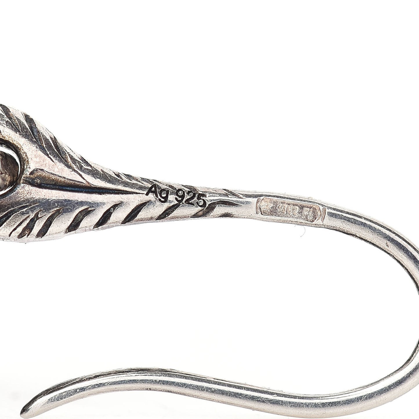 Sterling Silver Interlocking GG Drop Earrings
