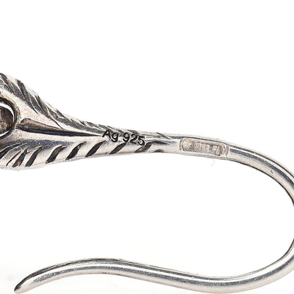 Gucci Sterling Silver Interlocking GG Drop Earrings 4 of 4