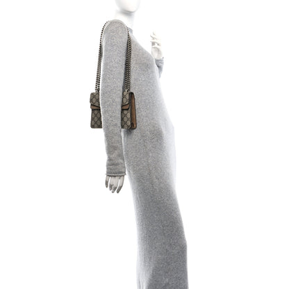 Gucci GG Supreme Monogram Mini Dionysus Shoulder Bag Taupe 2 of 10