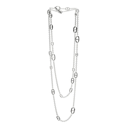 Hermes Sterling Silver Farandole Necklace 160 2 of 3