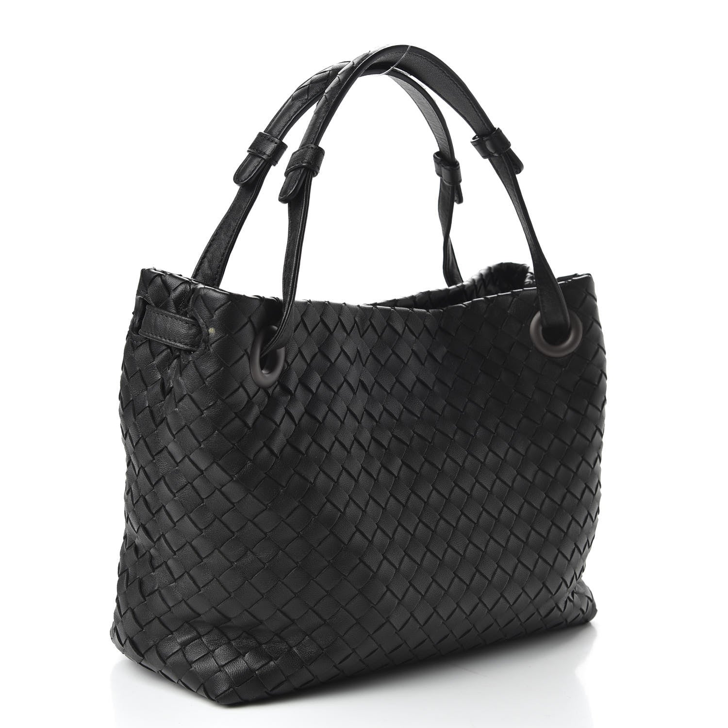 Bottega Veneta Nappa Intrecciato Small Garda Bag Black 3 of 9