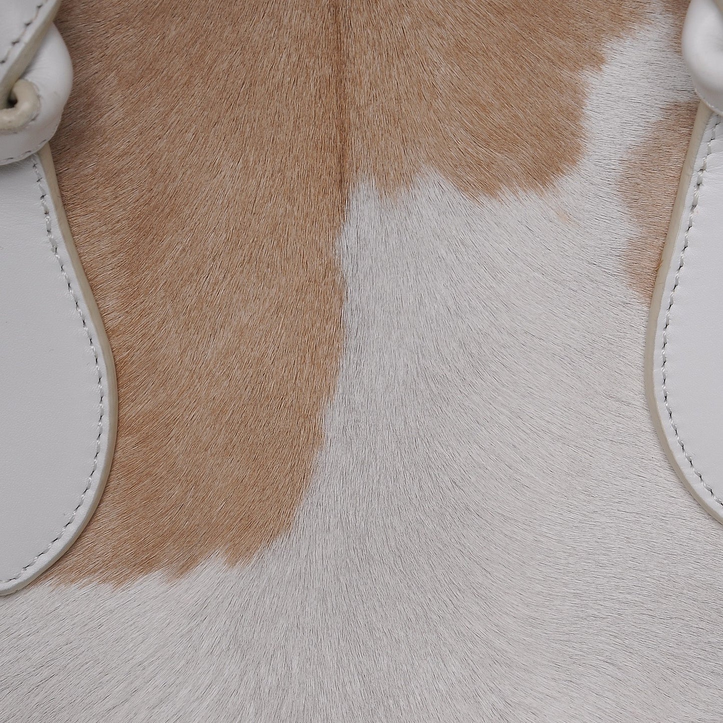 Smooth Calfskin Pony Hair Medium Tie Knot Tote Natural