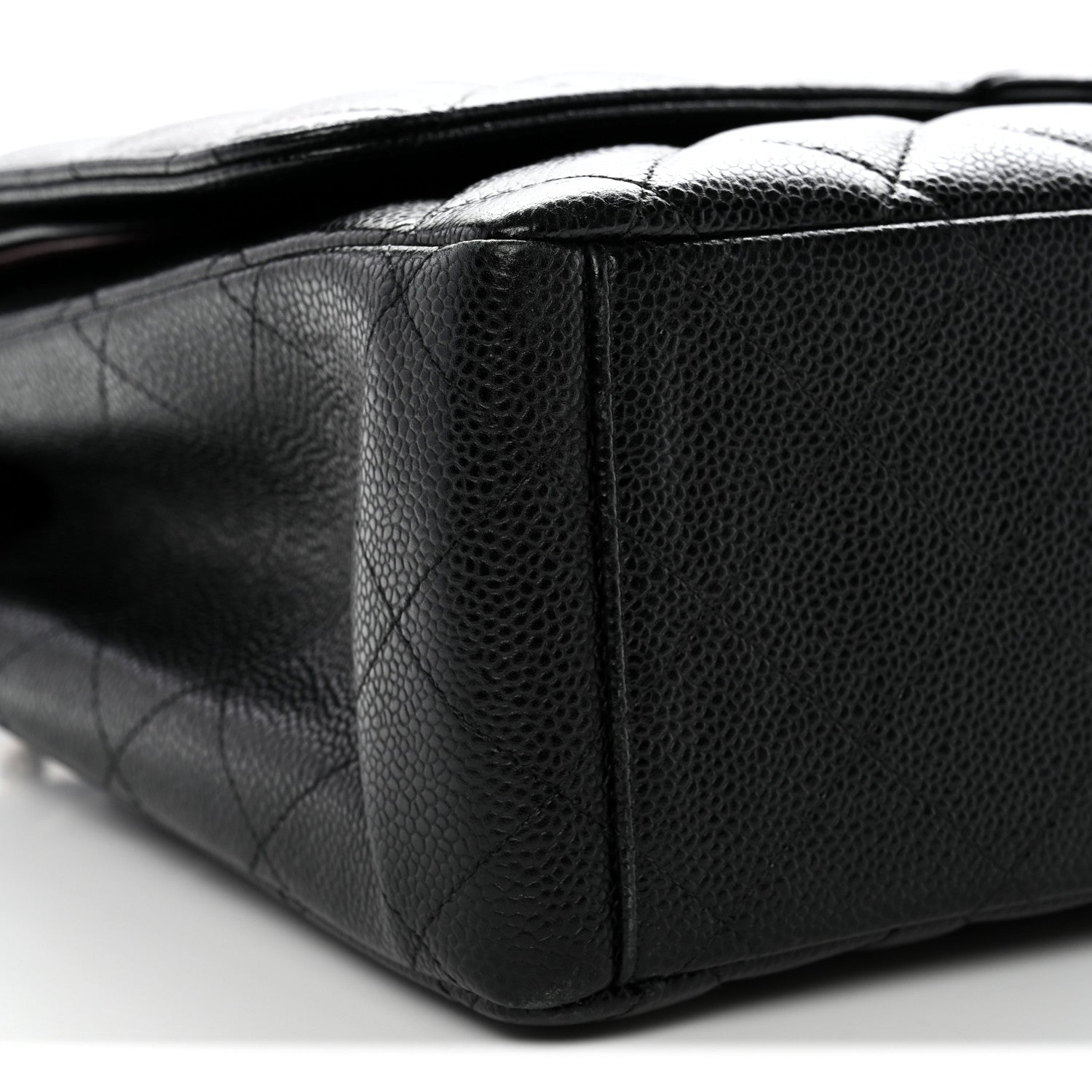 Chanel Caviar Quilted Maxi Double Flap Black 9 of 12