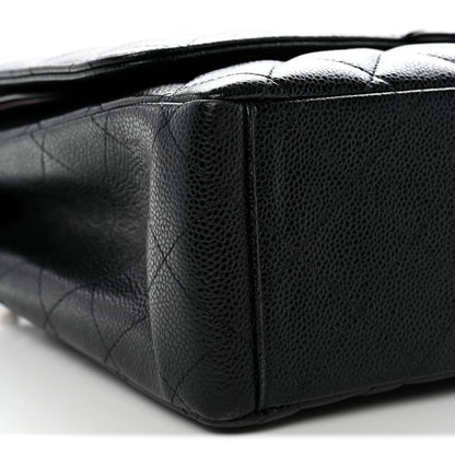 Chanel Caviar Quilted Maxi Double Flap Black 9 of 12