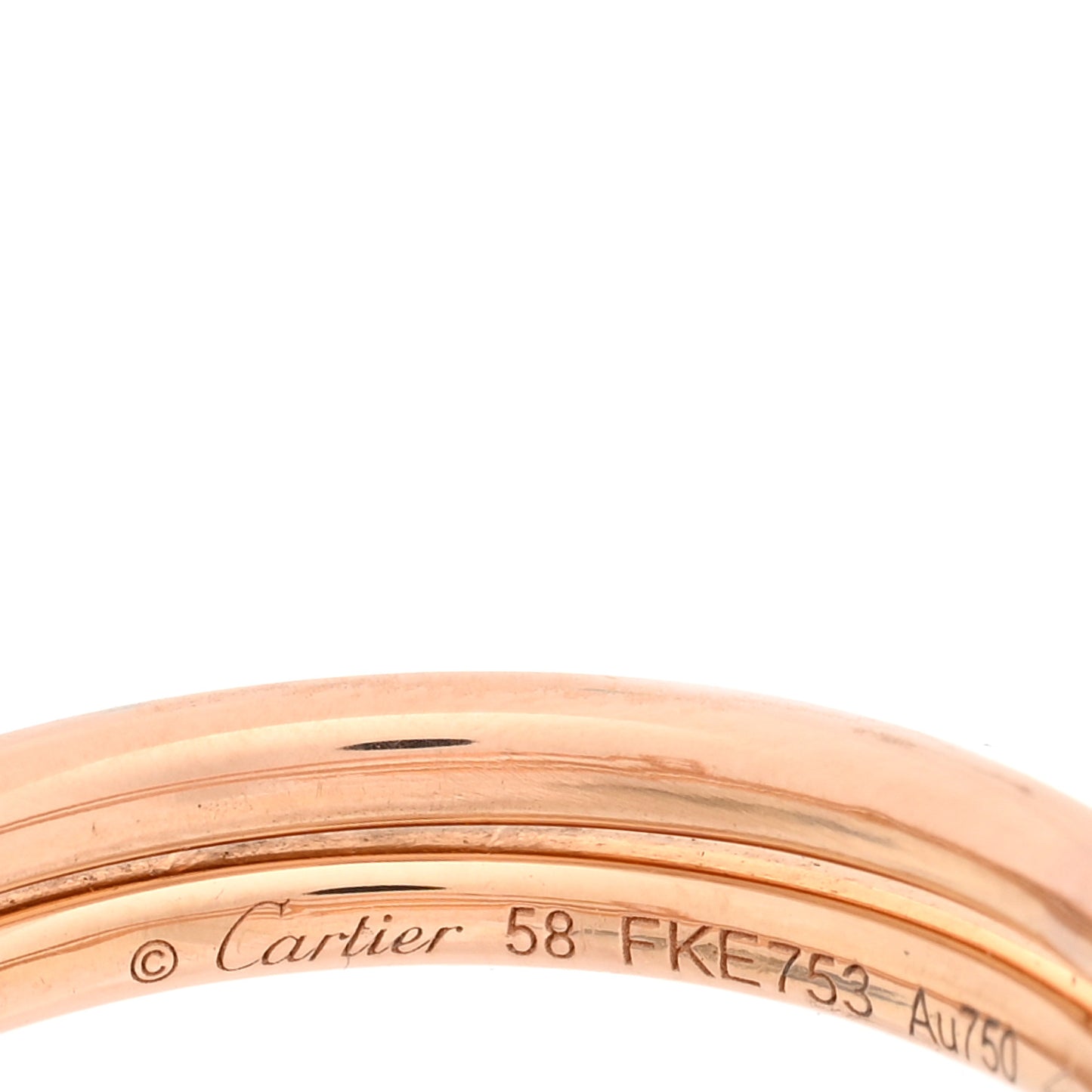 18K Yellow Gold Diamond Juste Un Clou Wrap Ring 58 8.25