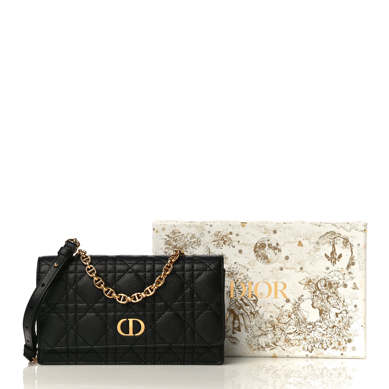 Christian Dior Supple Calfskin Caro Belt Bag Black 10 of 10