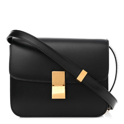 Celine Box Calfskin Teen Classic Box Flap Bag Black 1 of 10