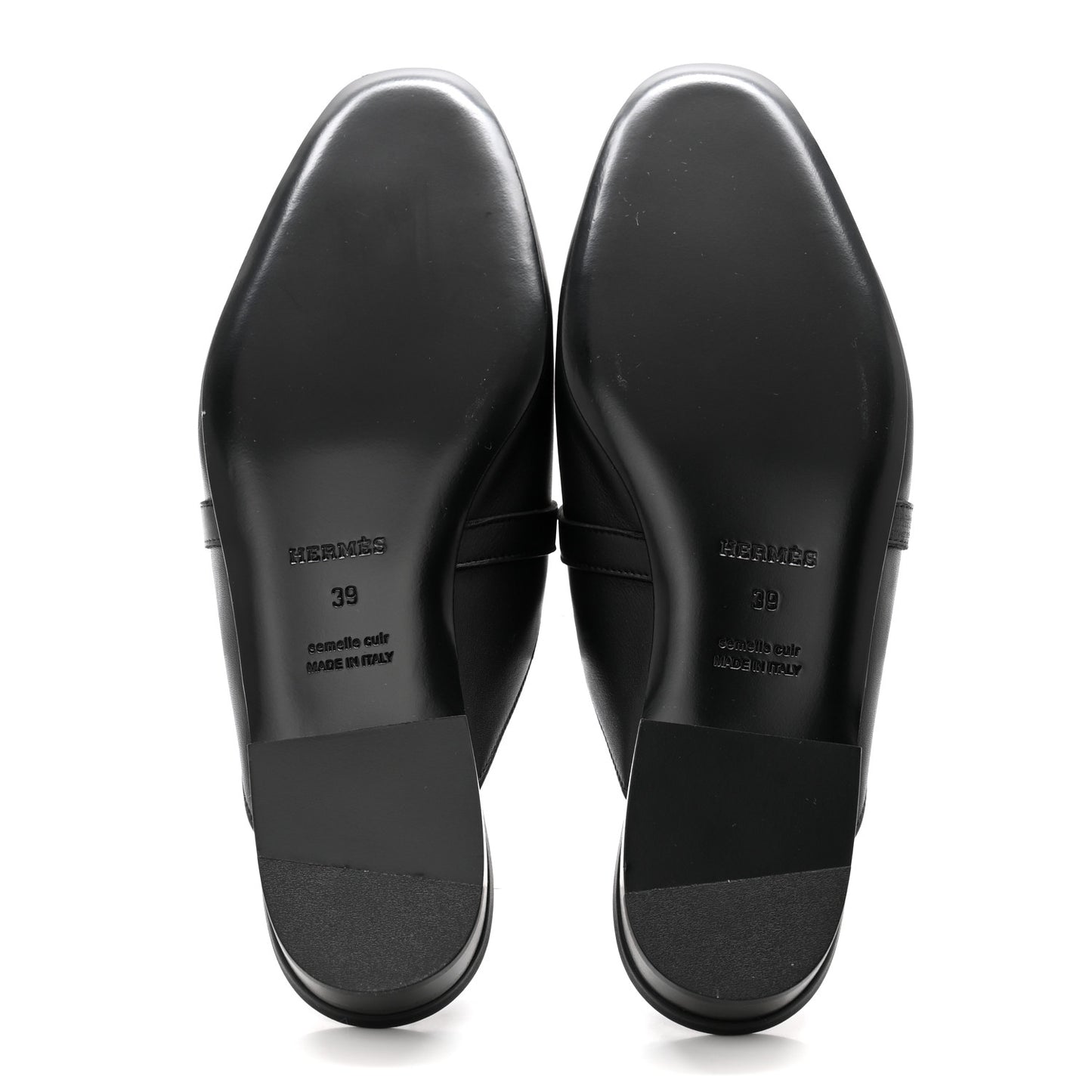 Lizard Calfskin Oz Mules 39 Ombre Black