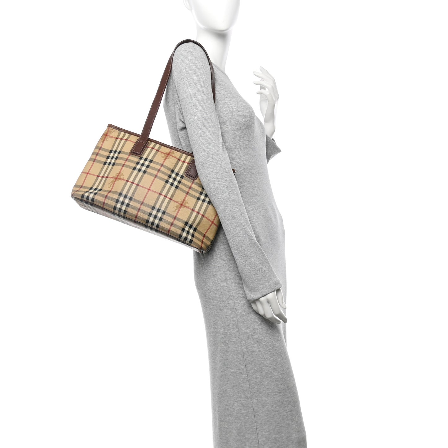 Haymarket Check Tote Brown