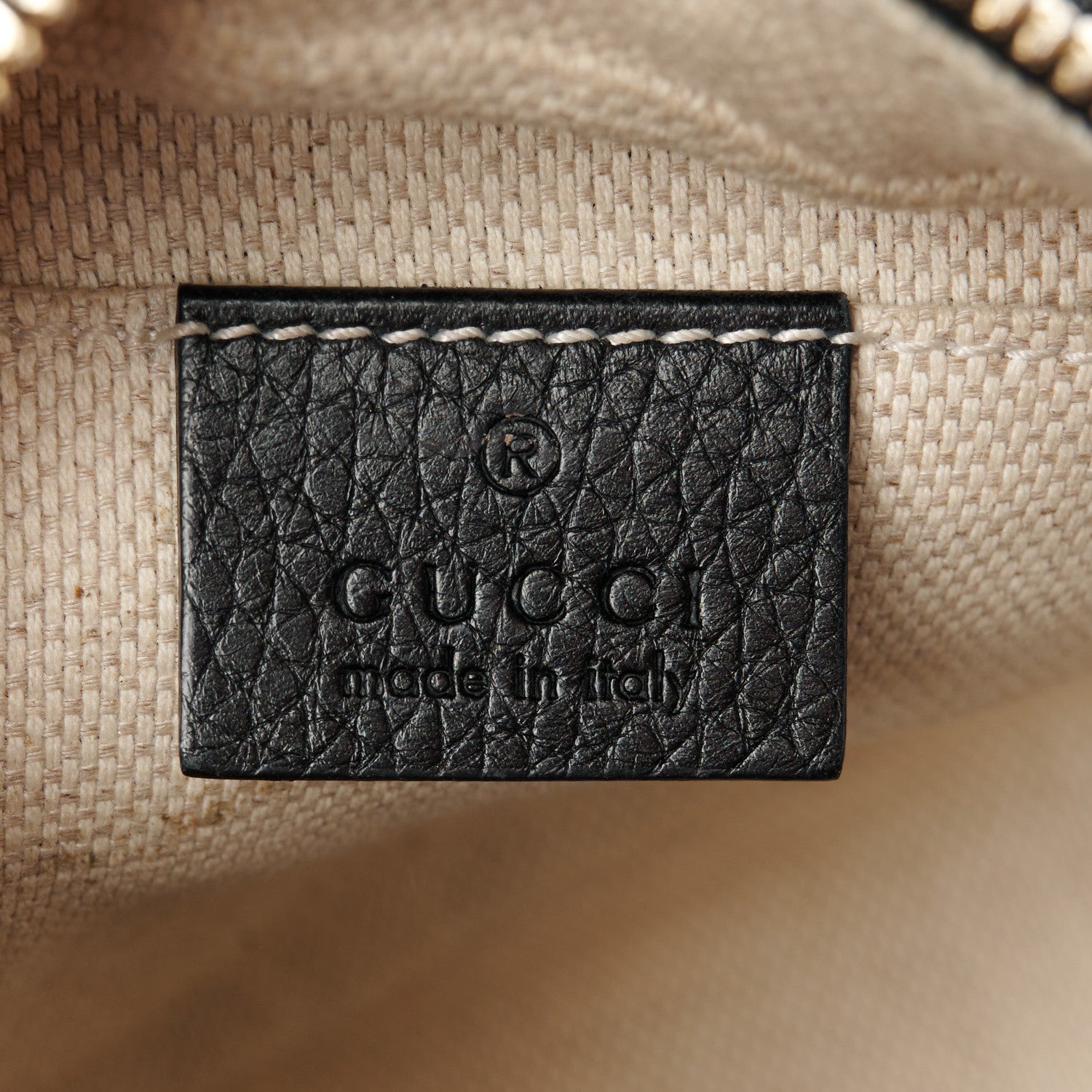 Gucci Pebbled Calfskin Small Soho Disco Bag Black 6 of 12