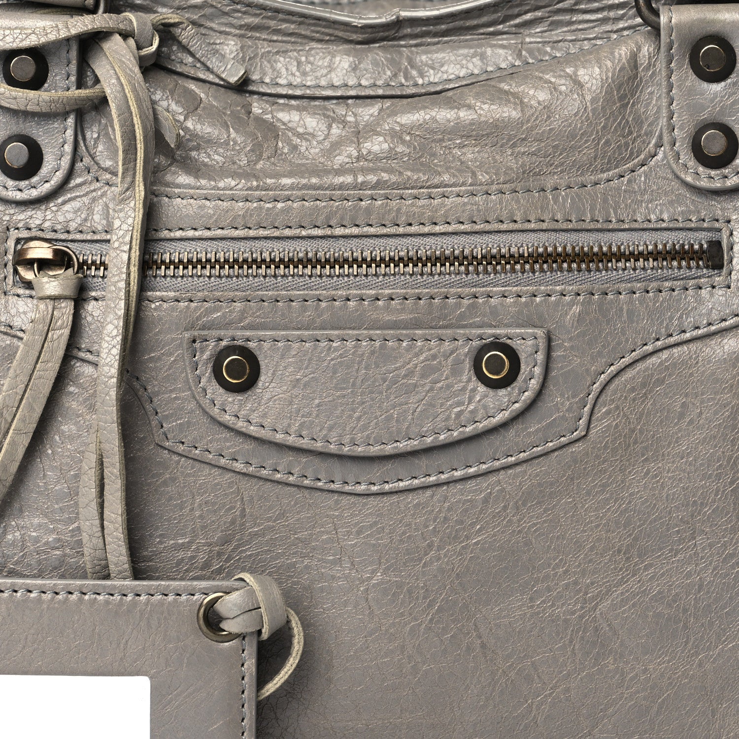 Balenciaga Agneau Classic Hardware City Gris Pyrite 7 of 14