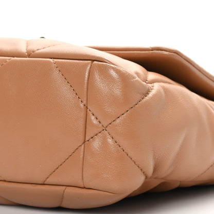 Chanel Lambskin Quilted Medium Chanel 19 Flap Brown 9 of 9