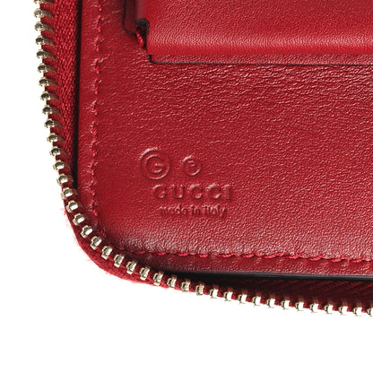 Gucci Microguccissima Zip Around Top Handle Travel Wallet Red 7 of 9