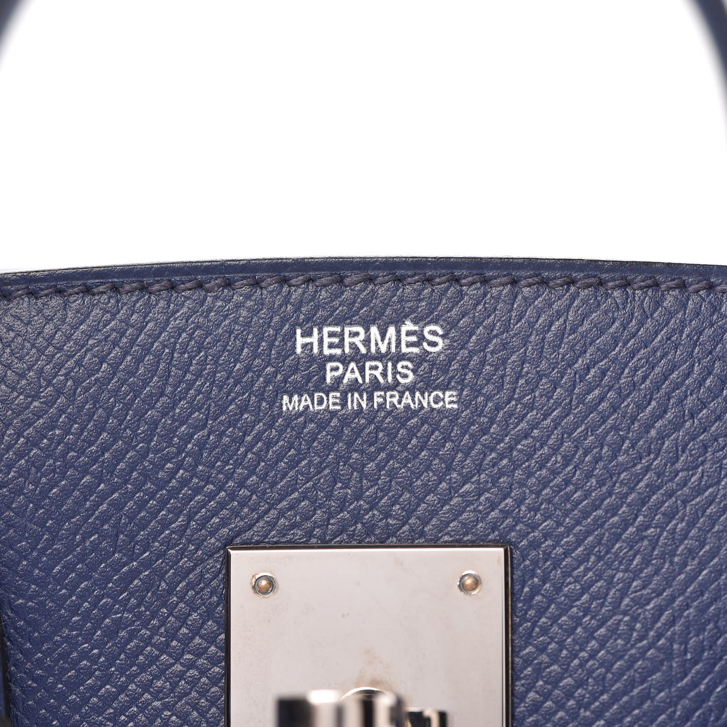 Epsom Birkin 30 Bleu Saphir