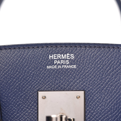Hermes Epsom Birkin 30 Bleu Saphir 8 of 32