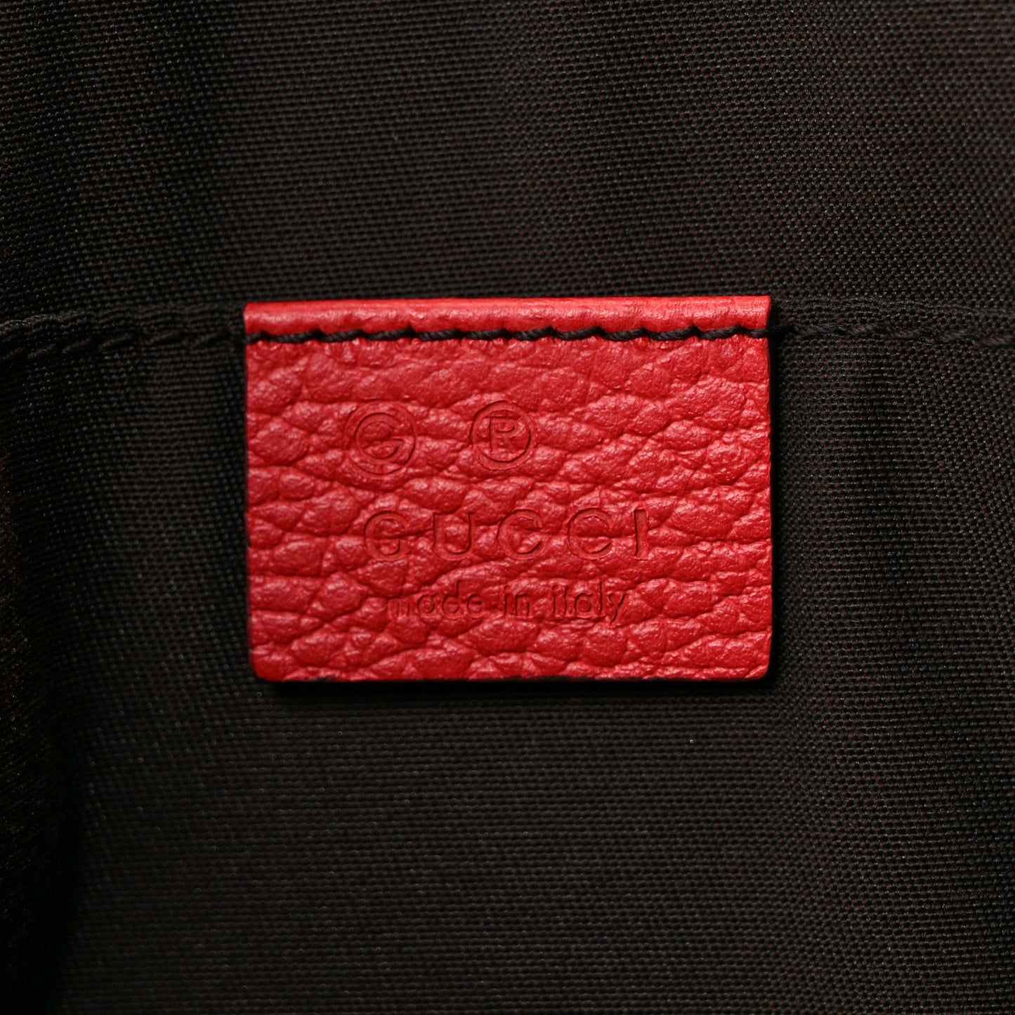 Calfskin Large Bamboo Clutch Red