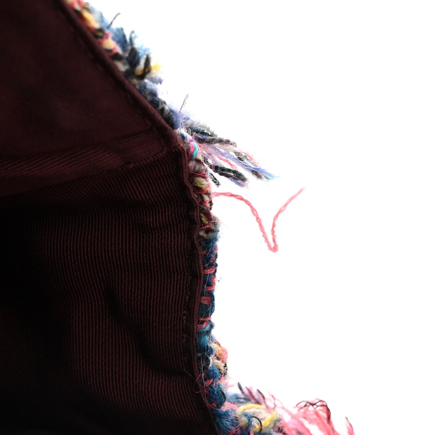 Tweed Jumbo Flap Red