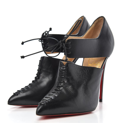 Christian Louboutin Kid Corsita 120 Ankle Boots 36.5 Black 3 of 10