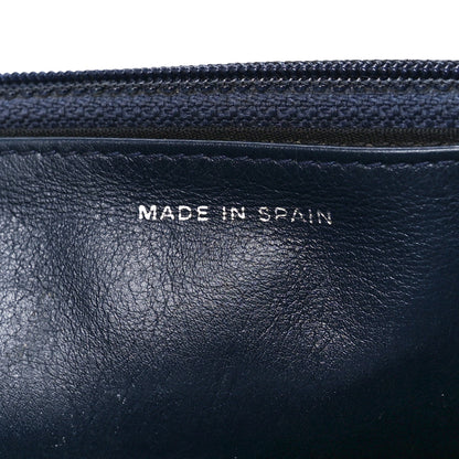 Chanel Caviar Timeless CC Wallet on Chain WOC Navy Blue 7 of 12