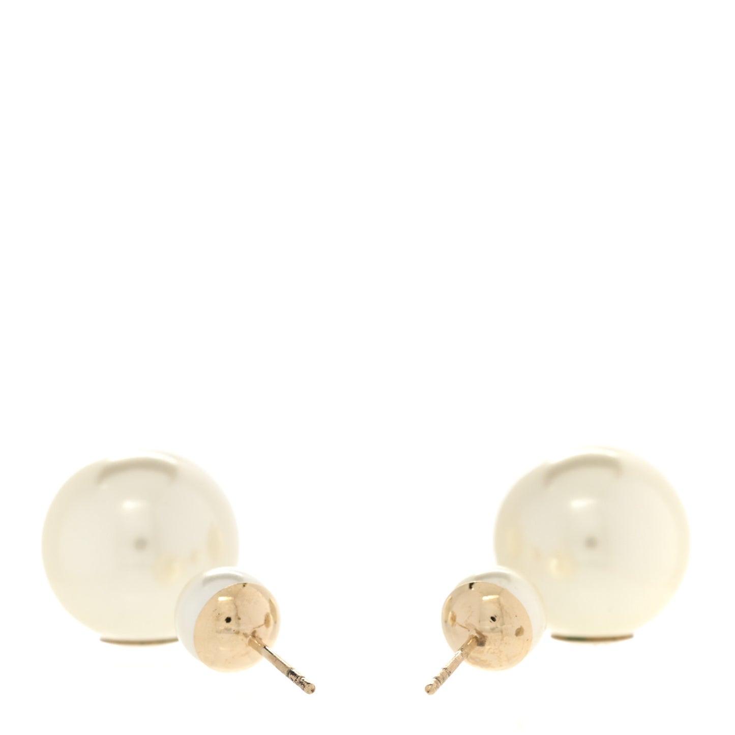 Pearl Mise En Dior Tribal Earrings Gold