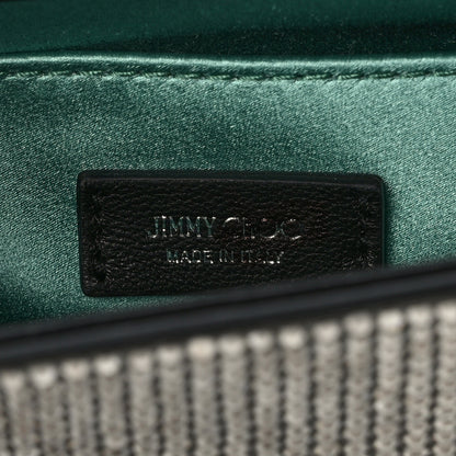 Jimmy Choo Calfskin Crystal Diamond Crossbody Black 6 of 11